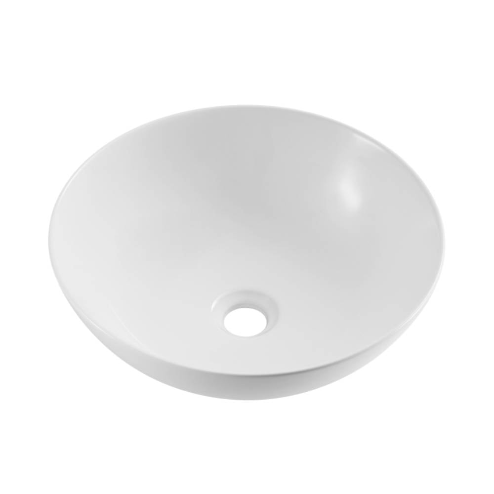 Cuba para Banheiro de Apoio Dax Redonda 40cm Brava Branco - 45481