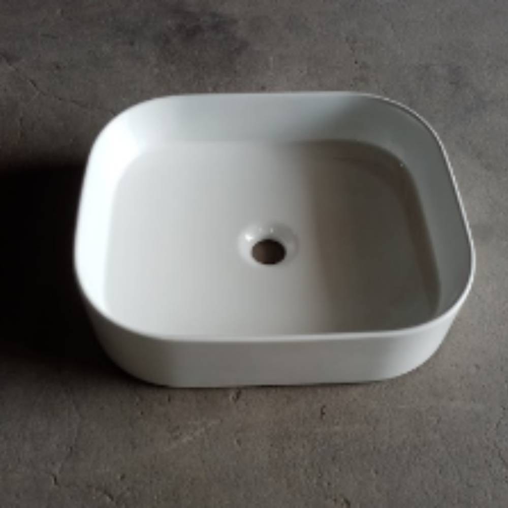 Cuba para Banheiro de Apoio Dax Retangular 45x38cm Noronha Branco - 45485