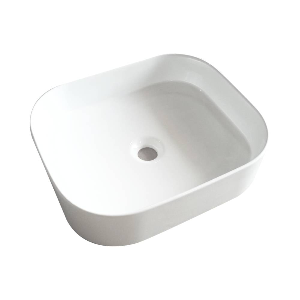 Cuba para Banheiro de Apoio Dax Retangular 45x38cm Noronha Branco - 45485