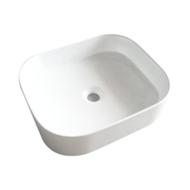 Cuba para Banheiro de Apoio Dax Retangular 45x38cm Noronha Branco - 45485