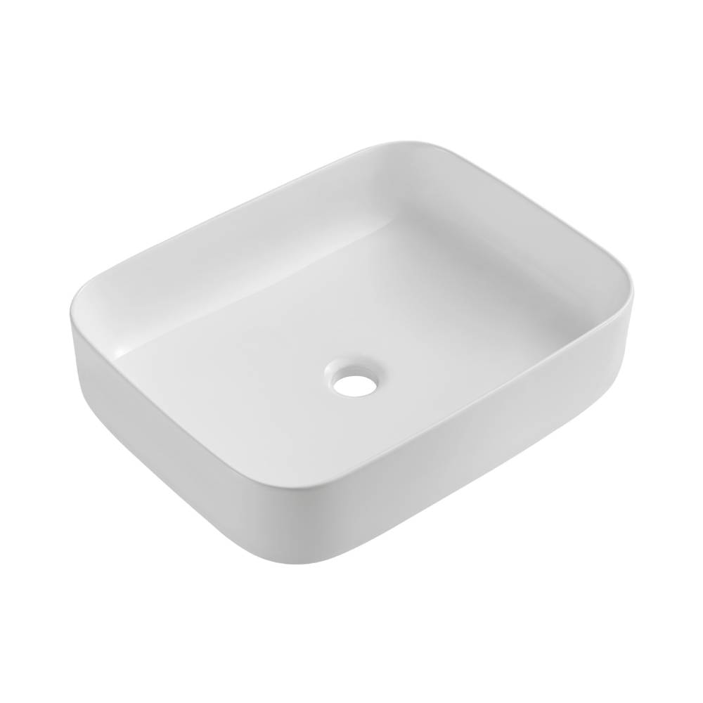 Cuba para Banheiro de Apoio Dax Retangular 50x40cm Marau Branco - 45484