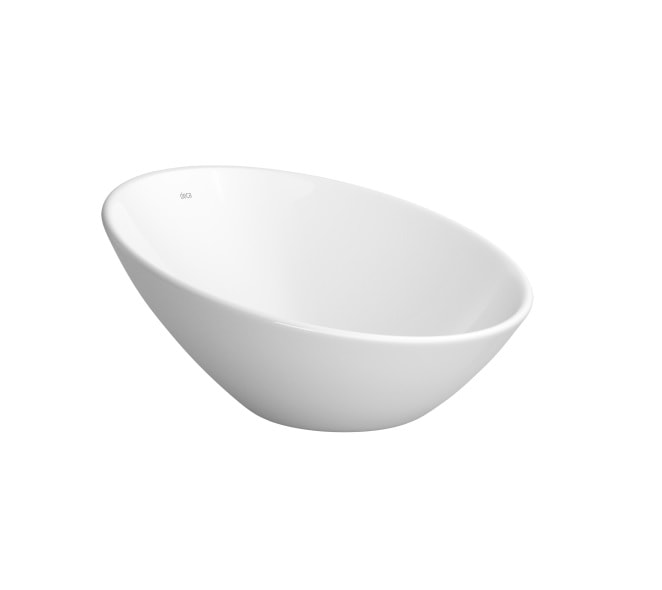 Cuba para Banheiro de Apoio Deca Meia Lua 39 x 39cm Branca - L.1036.17