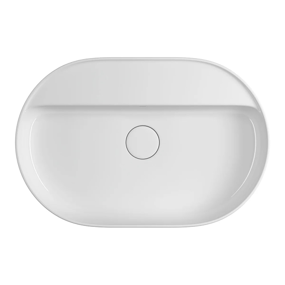 Cuba para Banheiro de Apoio Deca Oval 40x60cm Branca - L.14060.M.17