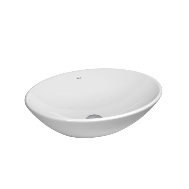 Cuba para Banheiro de Apoio Deca Oval 50 x 37cm Branca - L.68.17