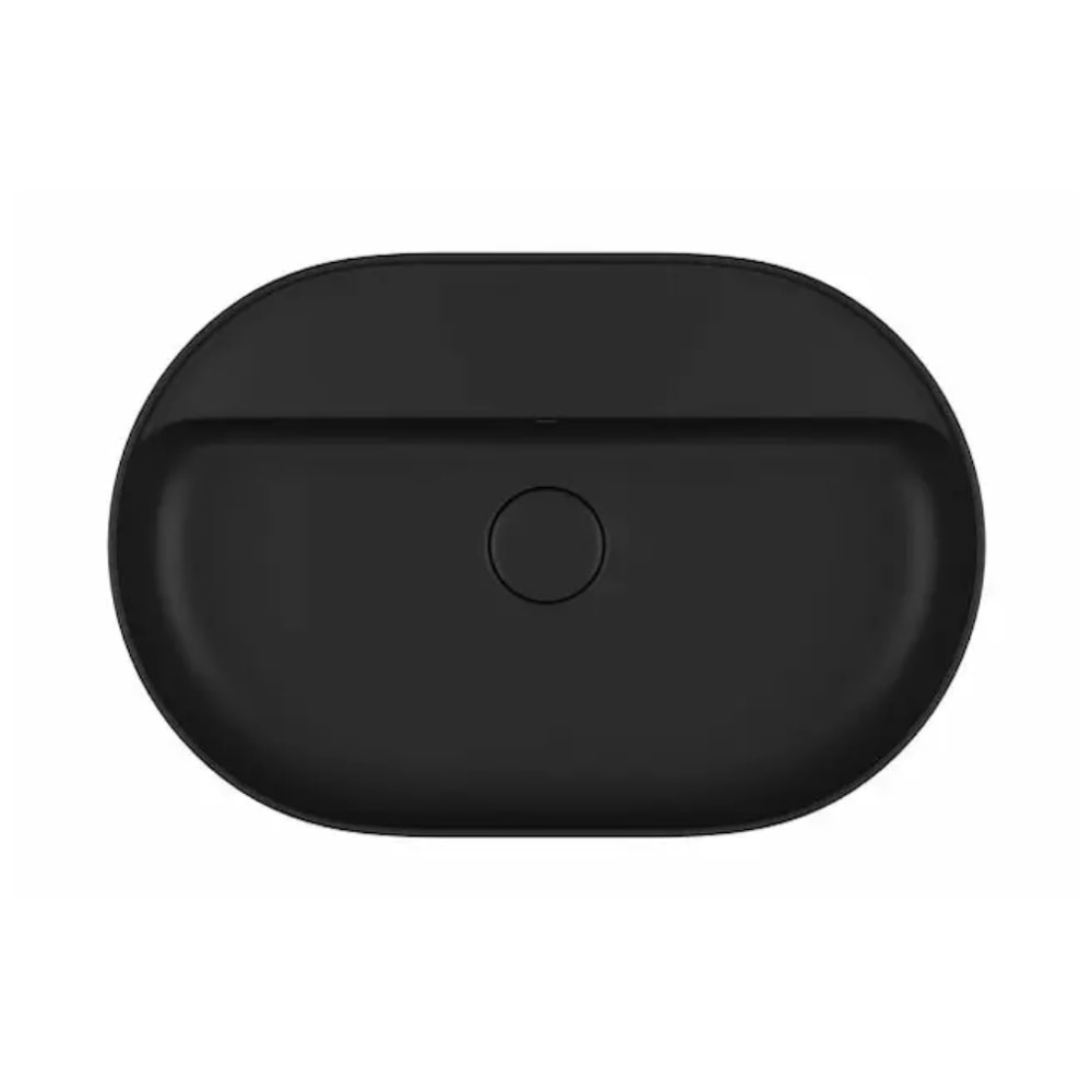 Cuba para Banheiro de Apoio Deca Oval 60x40cm Ébano Fosco - L.14060.M.94