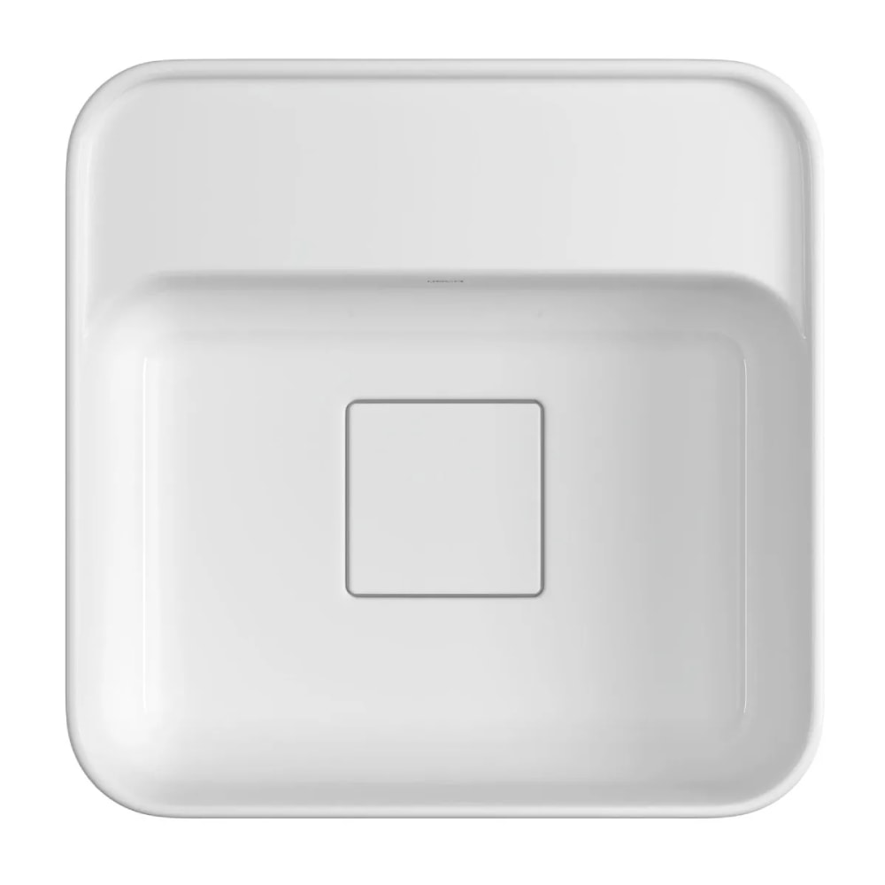 Cuba para Banheiro de Apoio Deca Quadrada 30 x 30cm Branca - L.11030.M.17