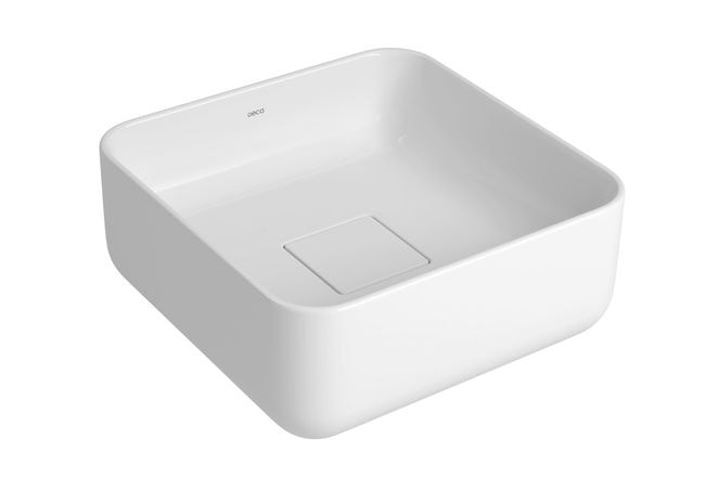 Cuba para Banheiro de Apoio Deca Quadrada 30x30cm Branca - L.11030.17