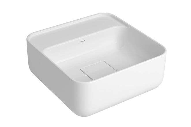 Cuba para Banheiro de Apoio Deca Quadrada 30x30cm Branca - L.11030.M.17