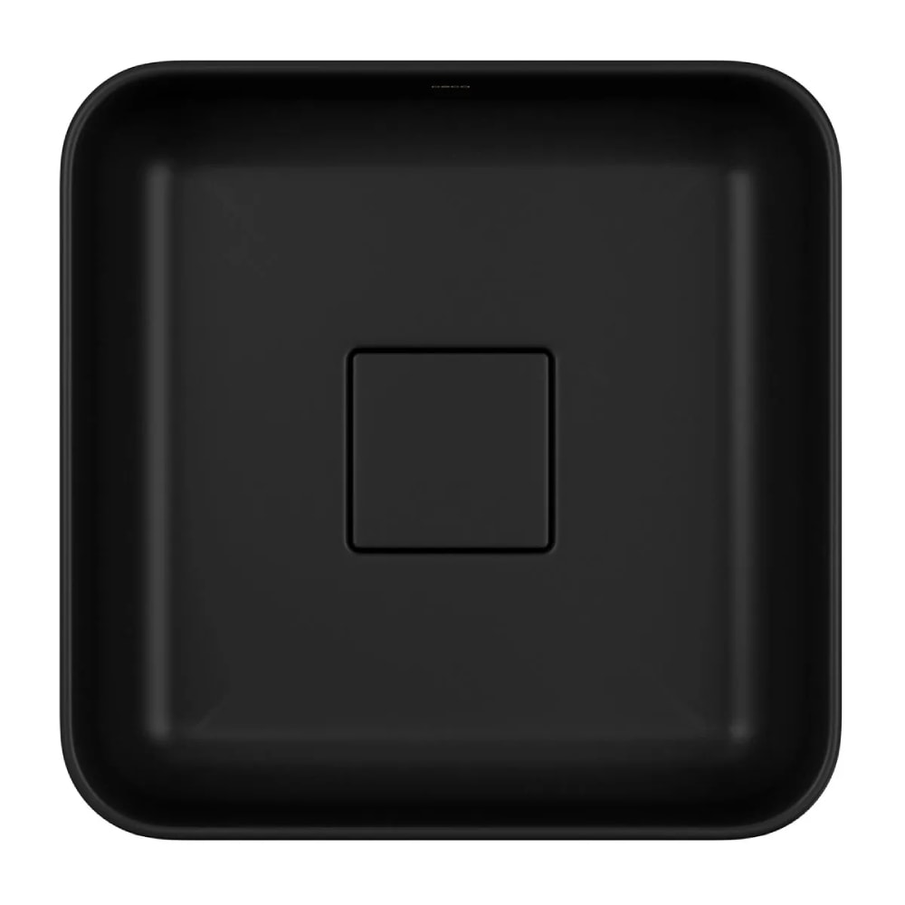 Cuba para Banheiro de Apoio Deca Quadrada 30x30cm Ébano Fosco - L.11030.94