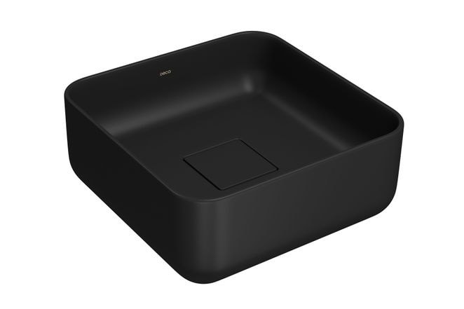 Cuba para Banheiro de Apoio Deca Quadrada 30x30cm Ébano Fosco - L.11030.94