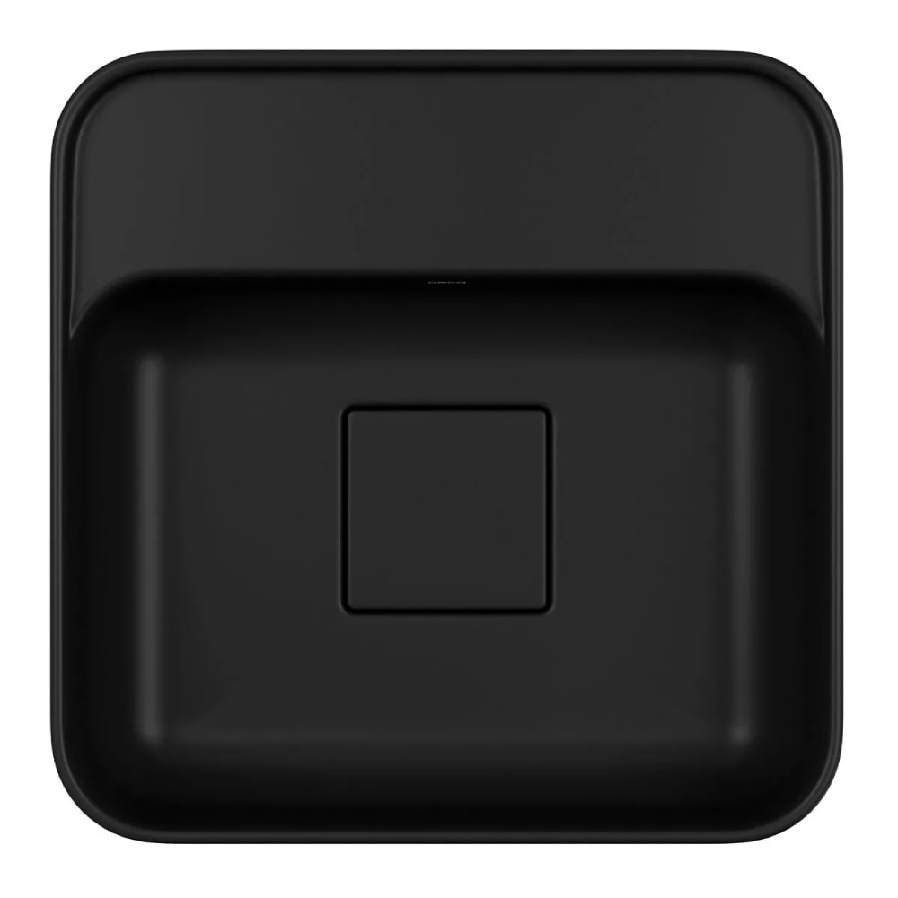 Cuba para Banheiro de Apoio Deca Quadrada 30x30cm Ébano Fosco - L.11030.M.94