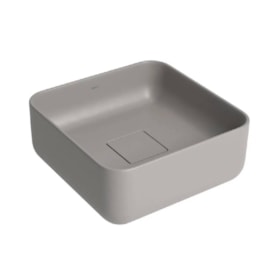 Cuba para Banheiro de Apoio Deca Quadrada 30x30cm Soft Antracite - L.11030.85