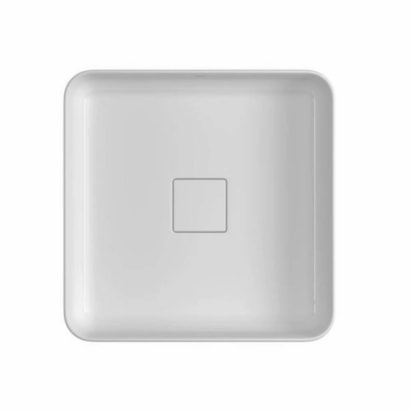 Cuba para Banheiro de Apoio Deca Quadrada 40cm Branca - L.11040.17