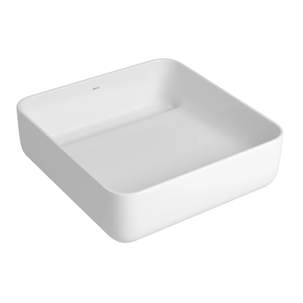 Cuba para Banheiro de Apoio Deca Quadrada 40x40cm Branca - L.11040.VO.17