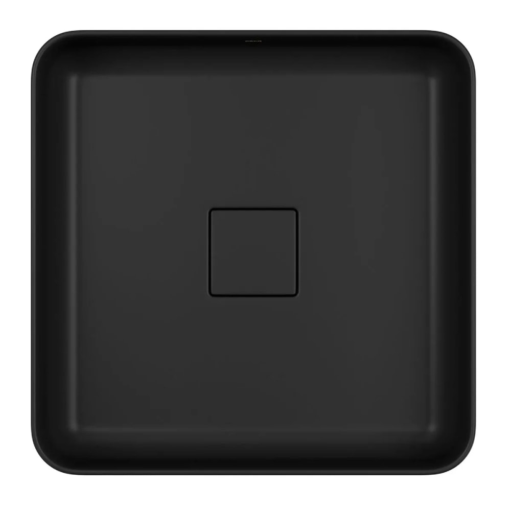 Cuba para Banheiro de Apoio Deca Quadrada 40x40cm Ébano Fosco - L.11040.94