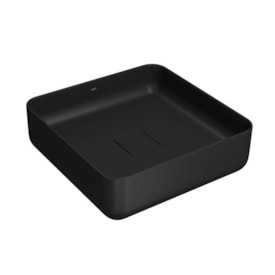 Cuba para Banheiro de Apoio Deca Quadrada 40x40cm Ébano Fosco - L.11040.94