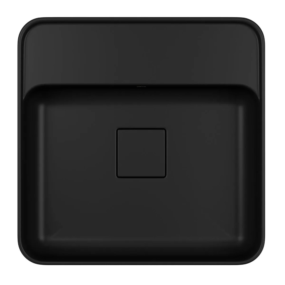 Cuba para Banheiro de Apoio Deca Quadrada 40x40cm Ebano Fosco - L.11040.M.94