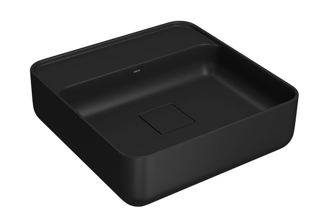 Cuba para Banheiro de Apoio Deca Quadrada 40x40cm Ebano Fosco - L.11040.M.94