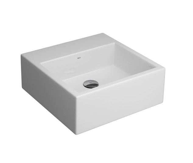 Cuba para Banheiro de Apoio Deca Quadrada 41,5x41,5cm Branca - L.73.17