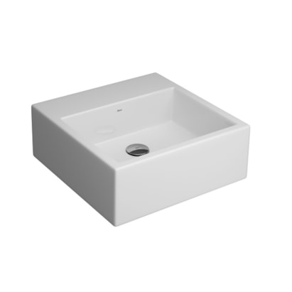 Cuba para Banheiro de Apoio Deca Quadrada 41,5x41,5cm Branca - L.73.17