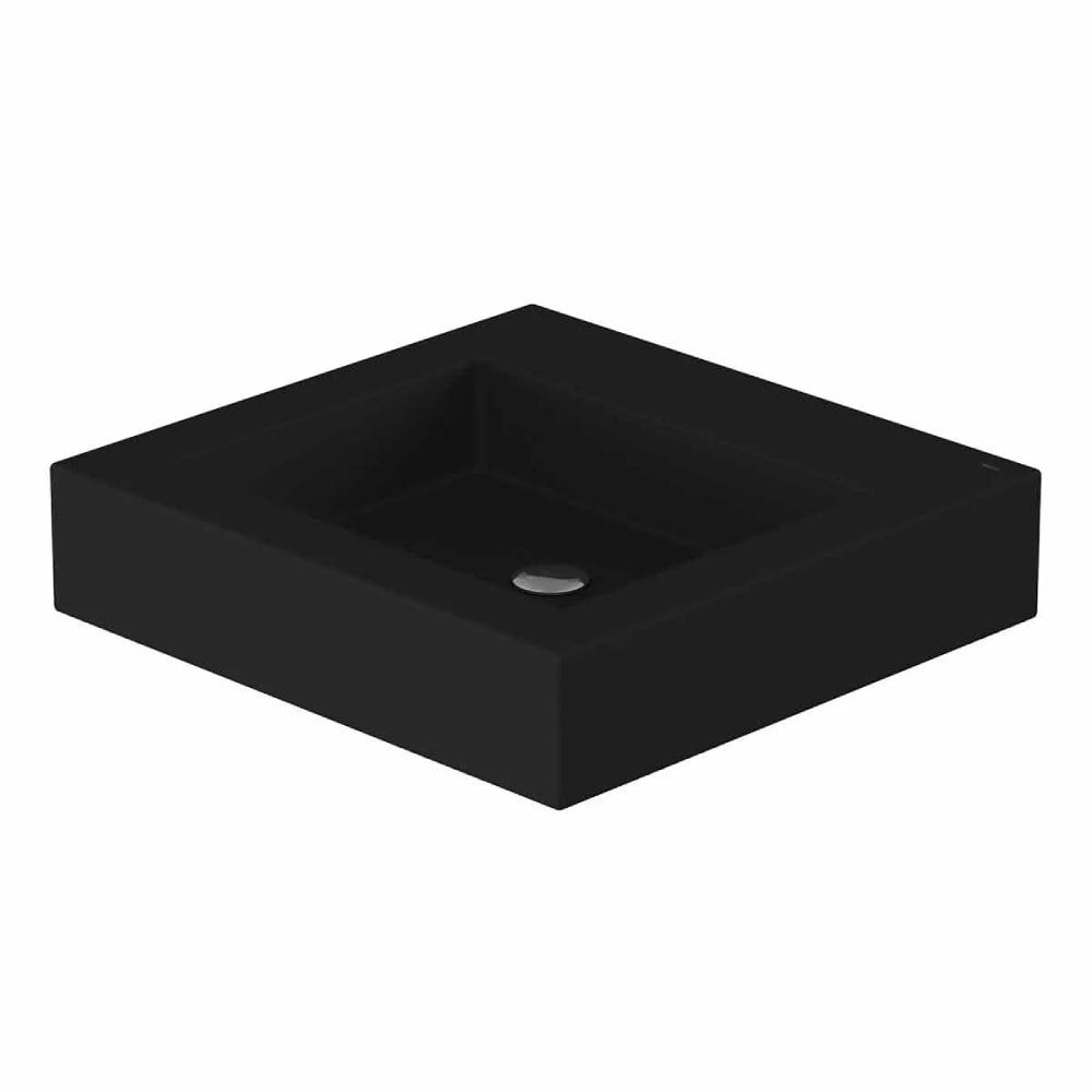 Cuba para Banheiro de Apoio Deca Quadrada 45x43cm Ébano Fosco - L.737.94