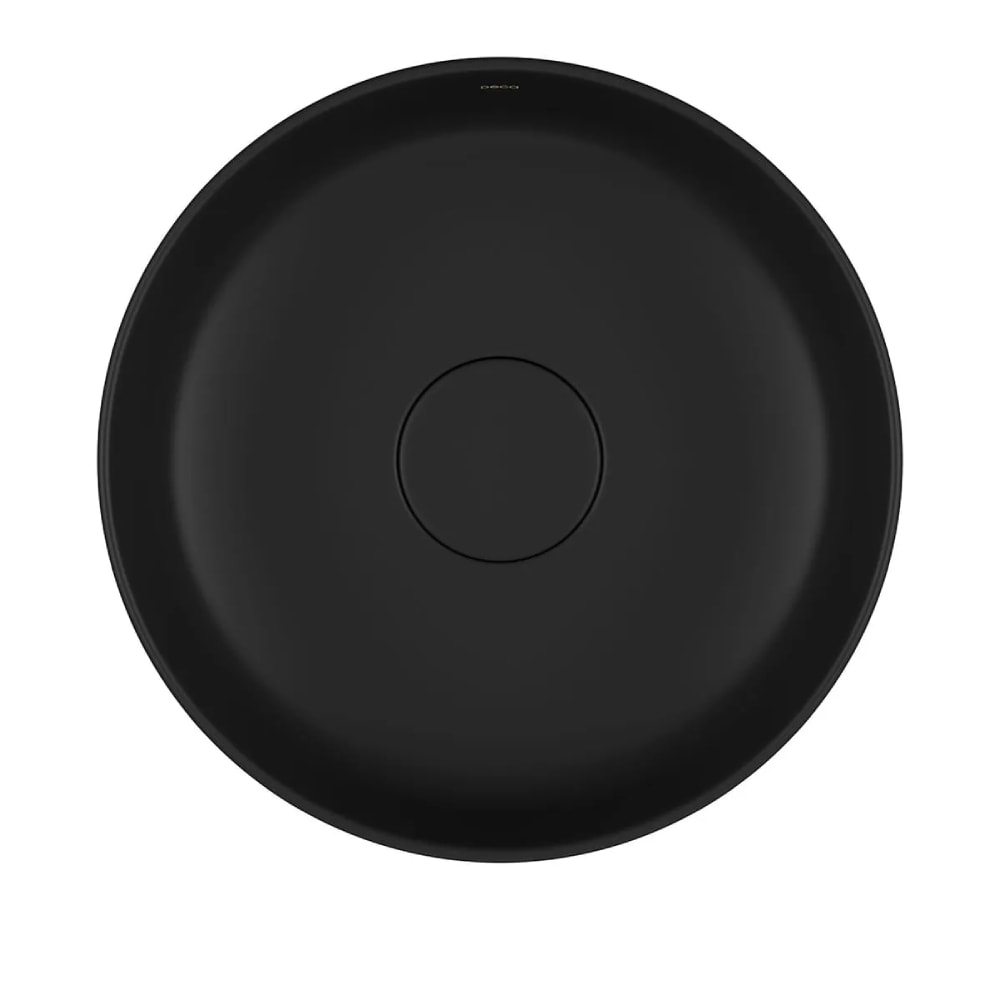 Cuba para Banheiro de Apoio Deca Redonda 30cm Ébano Fosco - L.12030.94