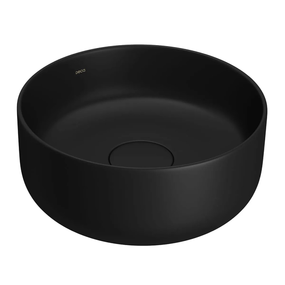Cuba para Banheiro de Apoio Deca Redonda 30cm Ébano Fosco - L.12030.94