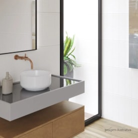 Cuba para Banheiro de Apoio Deca Redonda 30x30cm Branca - L.12030.17