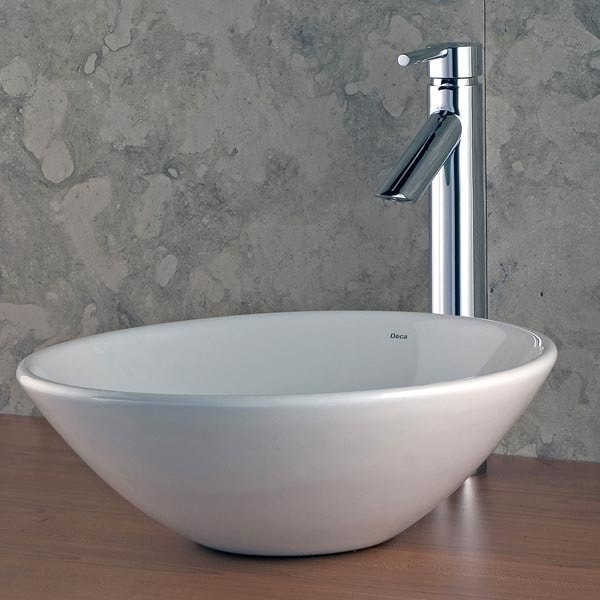 Cuba para Banheiro de Apoio Deca Redonda 35cm Branca - L.155.17