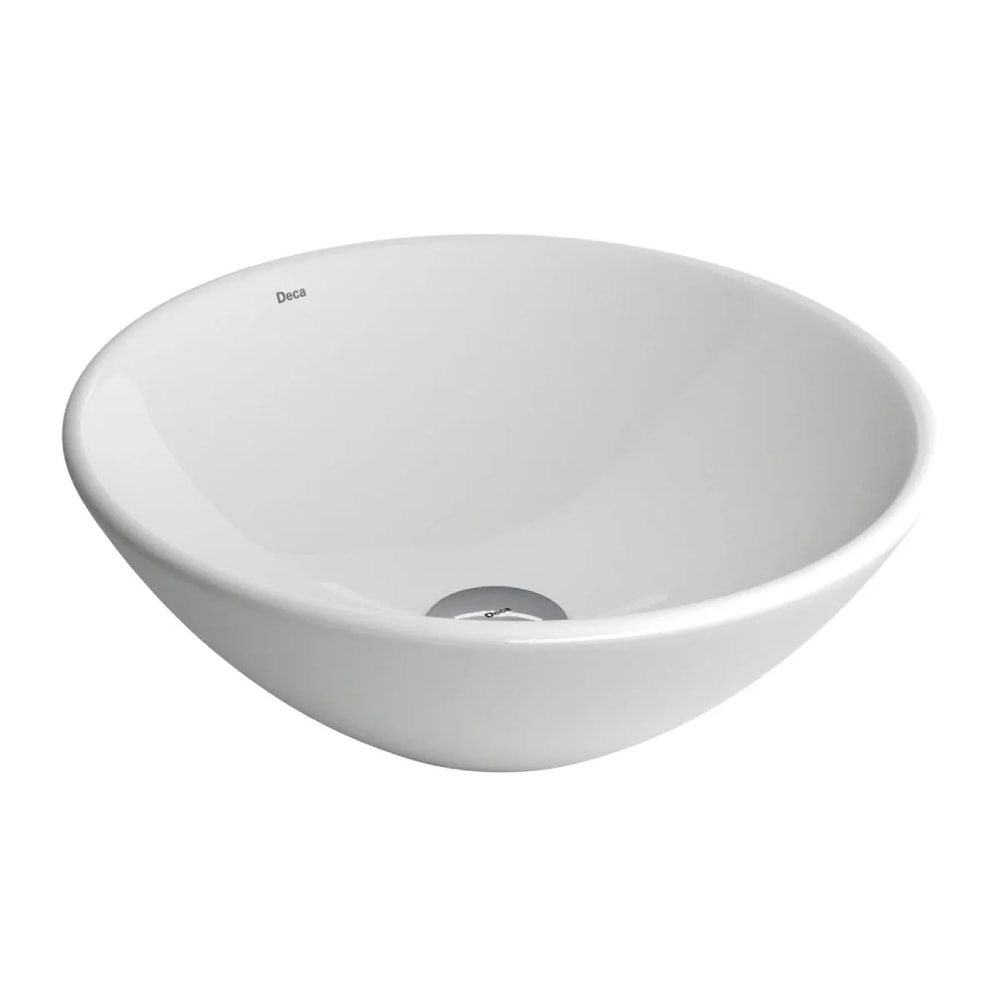 Cuba para Banheiro de Apoio Deca Redonda 35cm Branca - L.155.17