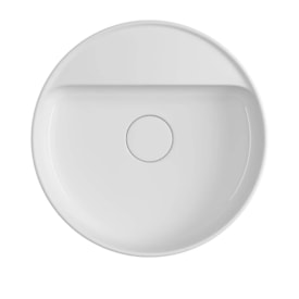 Cuba para Banheiro de Apoio Deca Redonda 40cm Branca - L.12040.M.17