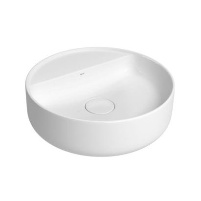 Cuba para Banheiro de Apoio Deca Redonda 40cm Branca - L.12040.M.17