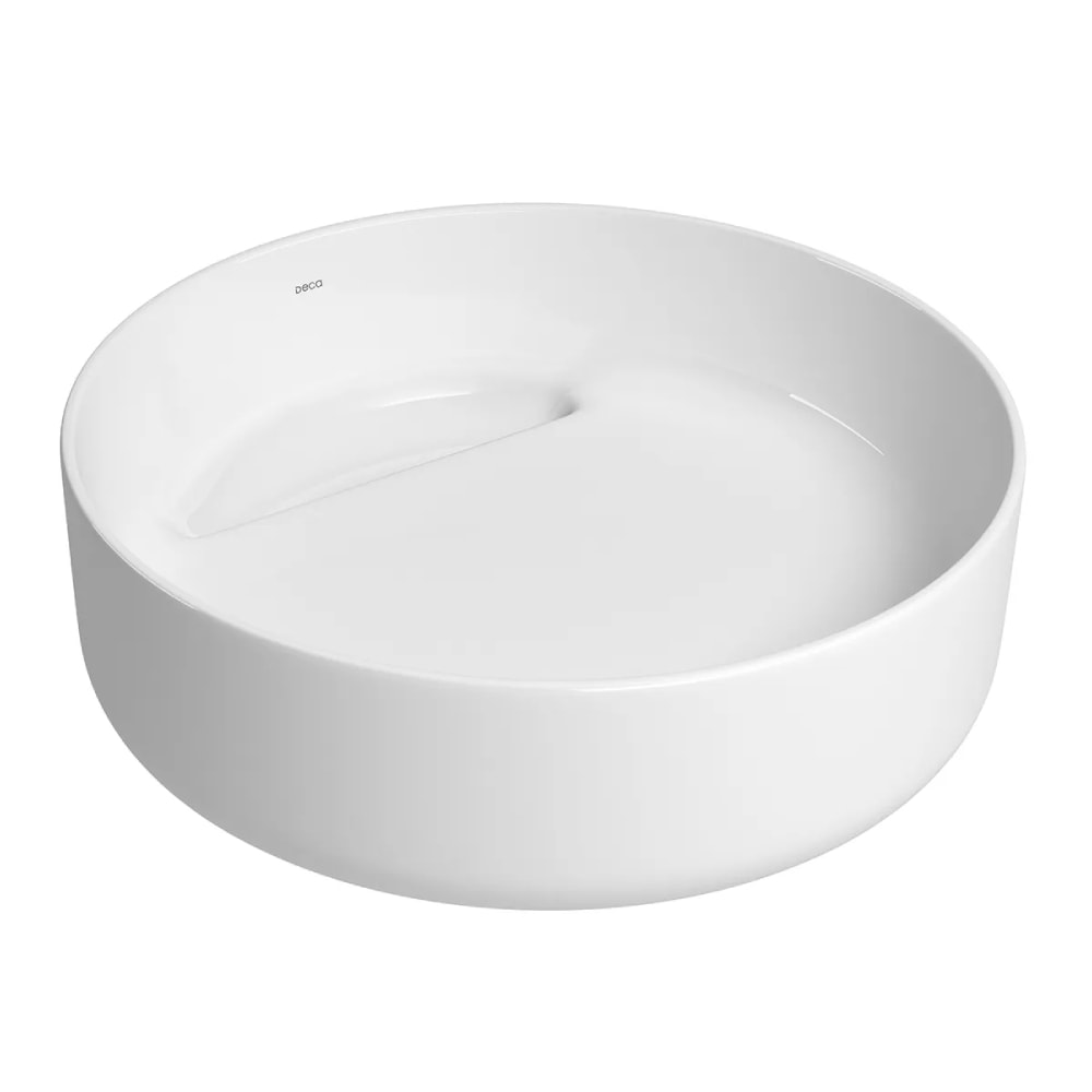 Cuba para Banheiro de Apoio Deca Redonda 40cm Branca - L.12040.VO.17