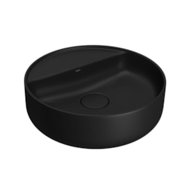 Cuba para Banheiro de Apoio Deca Redonda 40cm Ébano Fosco - L.12040.M.94
