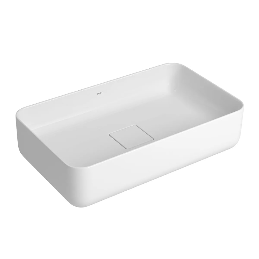 Cuba para Banheiro de Apoio Deca Retangular 29,5x50cm Branca - L.13050.17