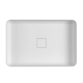 Cuba para Banheiro de Apoio Deca Retangular 40x60cm Branca - L.13060.17