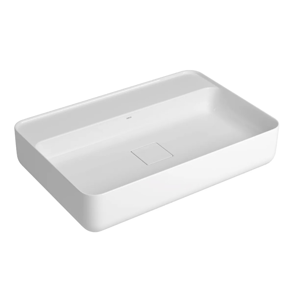 Cuba para Banheiro de Apoio Deca Retangular 40x60cm Branca - L.13060.M.17