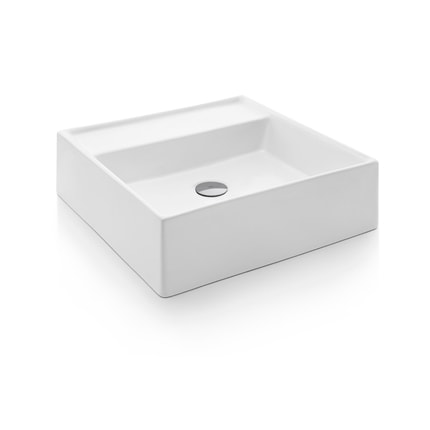 Cuba para Banheiro de Apoio Docol Quadrada 41 x 41cm Branca - 00970026