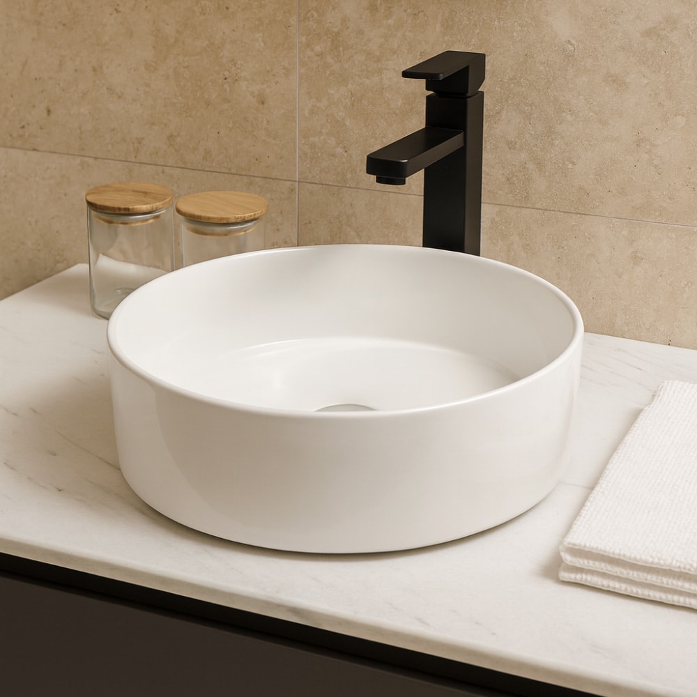 Cuba para Banheiro de Apoio Docol Redonda 36cm Branca - 00970926