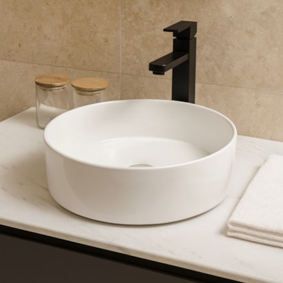 Cuba para Banheiro de Apoio Docol Redonda 36cm Branca - 00970926