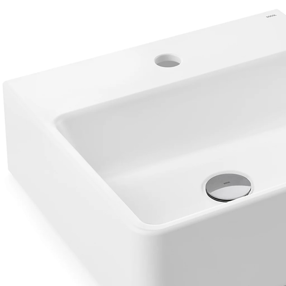 Cuba para Banheiro de Apoio Docol Retangular 42x39x13cm Branco - 1667826