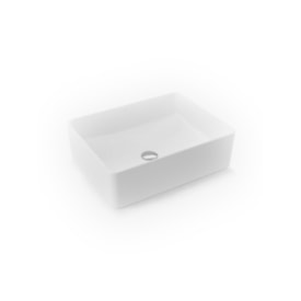 Cuba para Banheiro de Apoio Docol Retangular 48x38x14cm Branca - 1668126