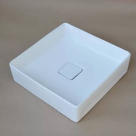 Cuba para Banheiro de Apoio Icasa Quadrado 40x40cm Branco - ICA2800