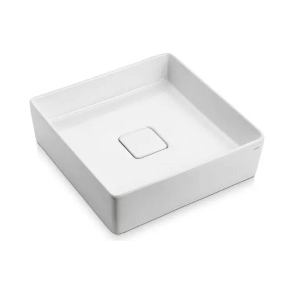 Cuba para Banheiro de Apoio Icasa Quadrado 40x40cm Branco - ICA2800