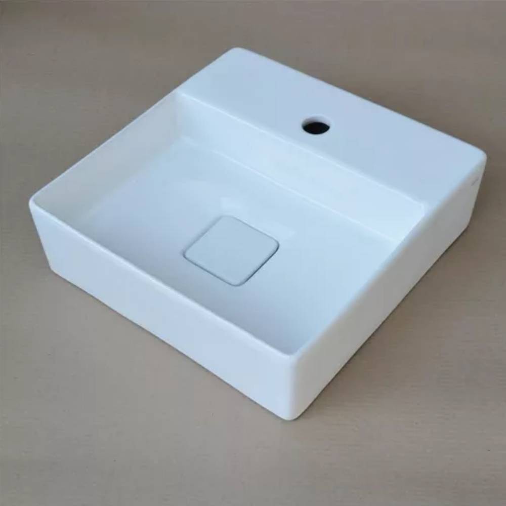 Cuba para Banheiro de Apoio Icasa Quadrado 40x40cm Branco - ICA2900