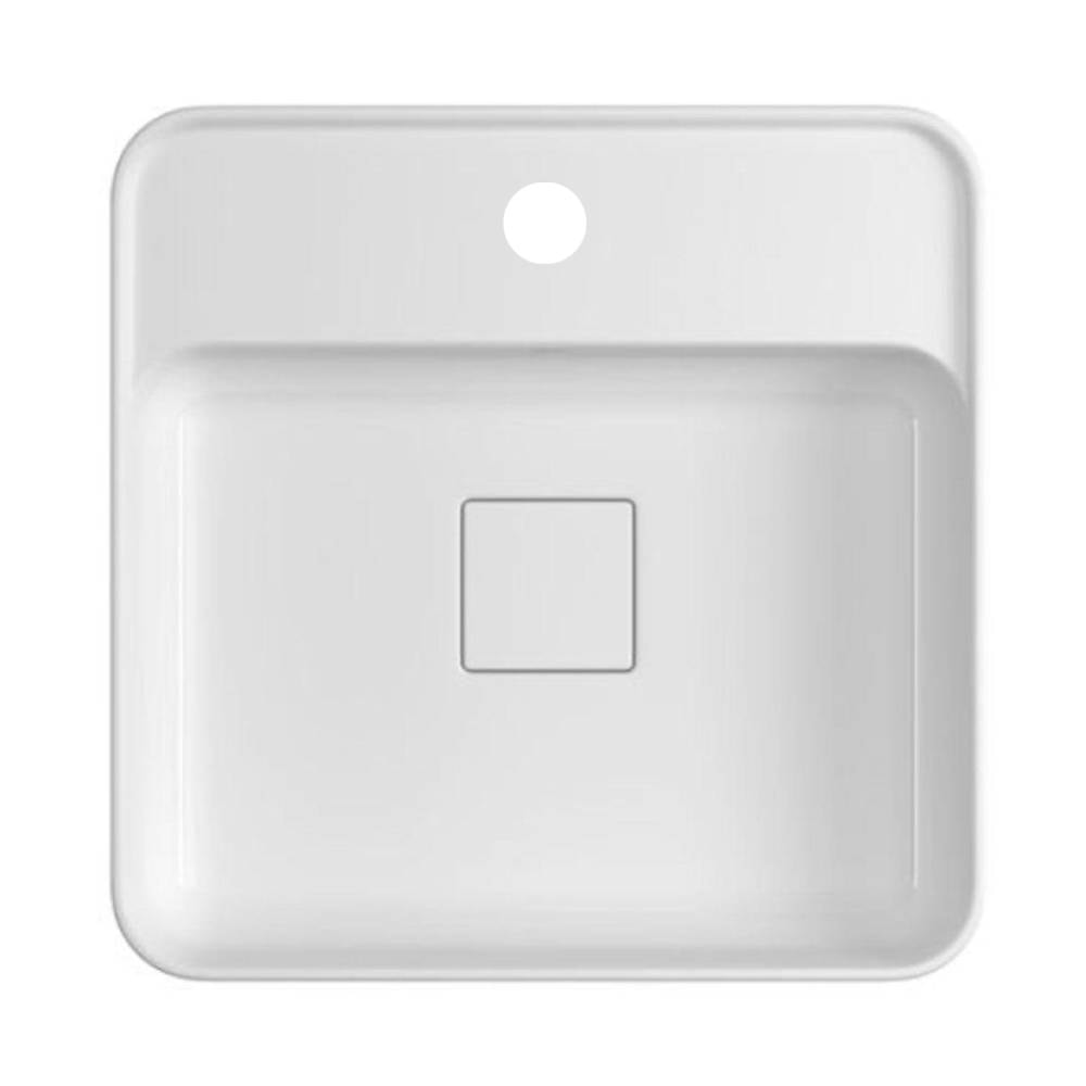 Cuba para Banheiro de Apoio Icasa Quadrado 40x40cm Branco - ICA2900