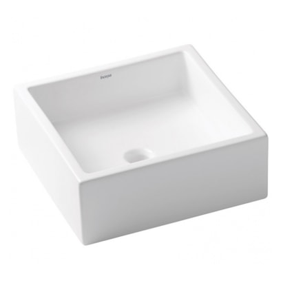 Cuba para Banheiro de Apoio Incepa Loft Q5 Quadrada 35 x 35cm Branco - 1850490017100