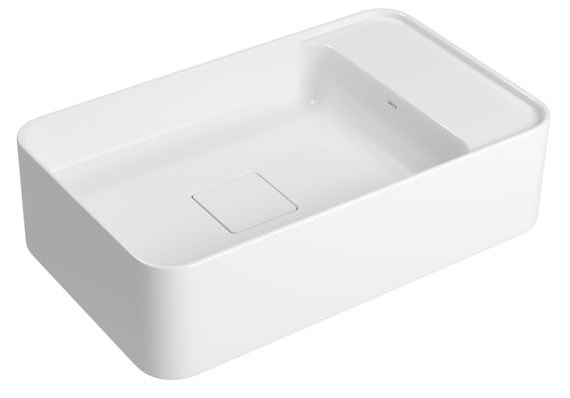 Cuba para Banheiro de Apoio ou Suspensa Deca Retangular 50cm Branca - L.43050.MD.17