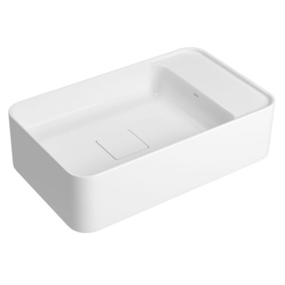Cuba para Banheiro de Apoio ou Suspensa Deca Retangular 50cm Branca - L.43050.MD.17