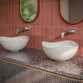 Cuba para Banheiro de Apoio Roca 37,5x37,7cm Ruy Ohtake Branco - A327A15000